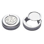 Reverse Chip-Barends for Lock On Grips 2 pcs. silver