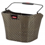 Rixen & Kaul KLICKfix Structura plastic basket with handle - bronze